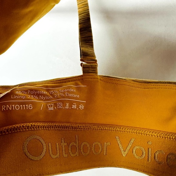 Outdoor Voices NWT Flow Bralette Sunset Size XS - Picture 3 of 7